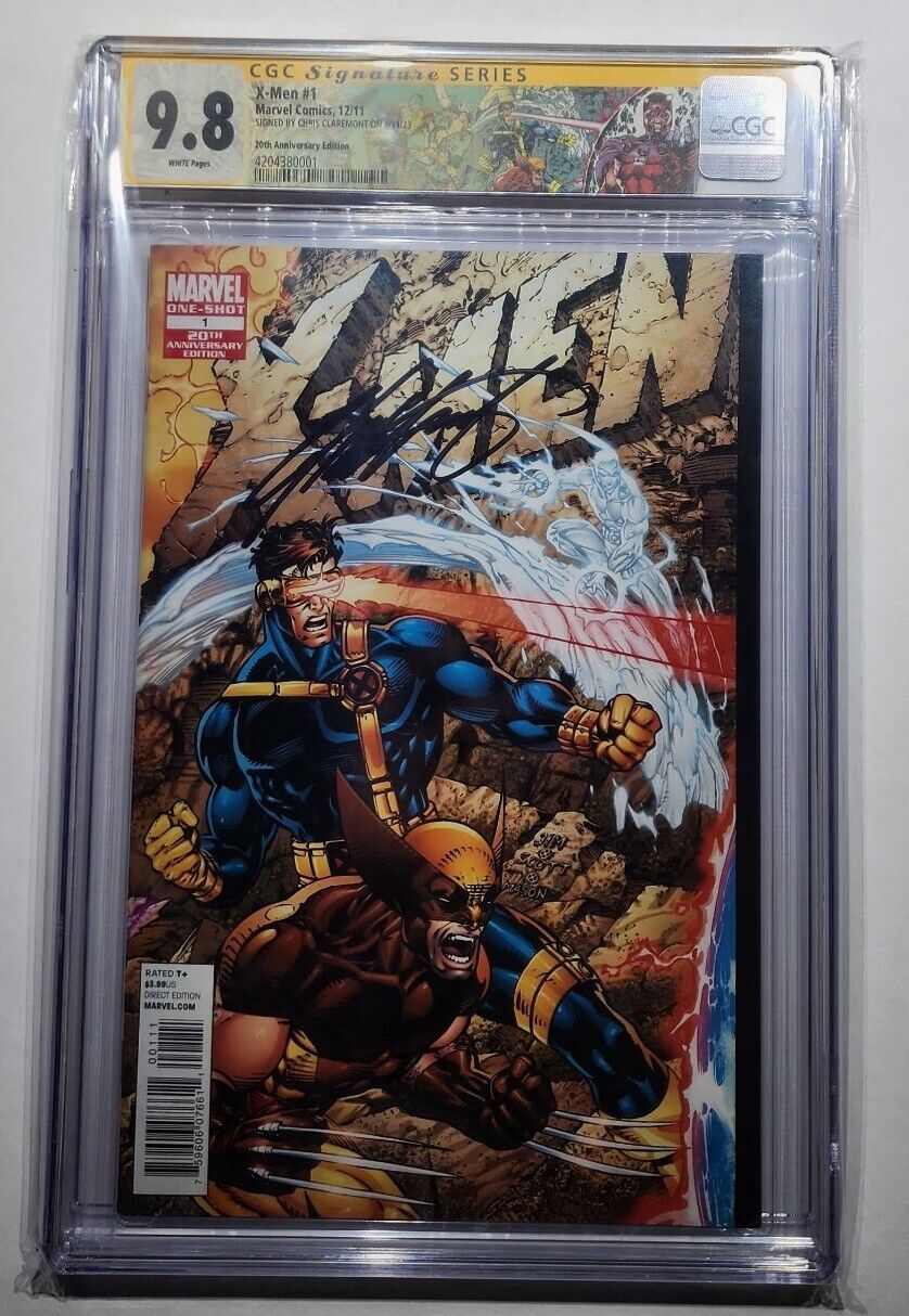 CGC SS 9.8 X-MEN #1 Marvel Comics 20TH Anniversary Signed By Chris Claremont 