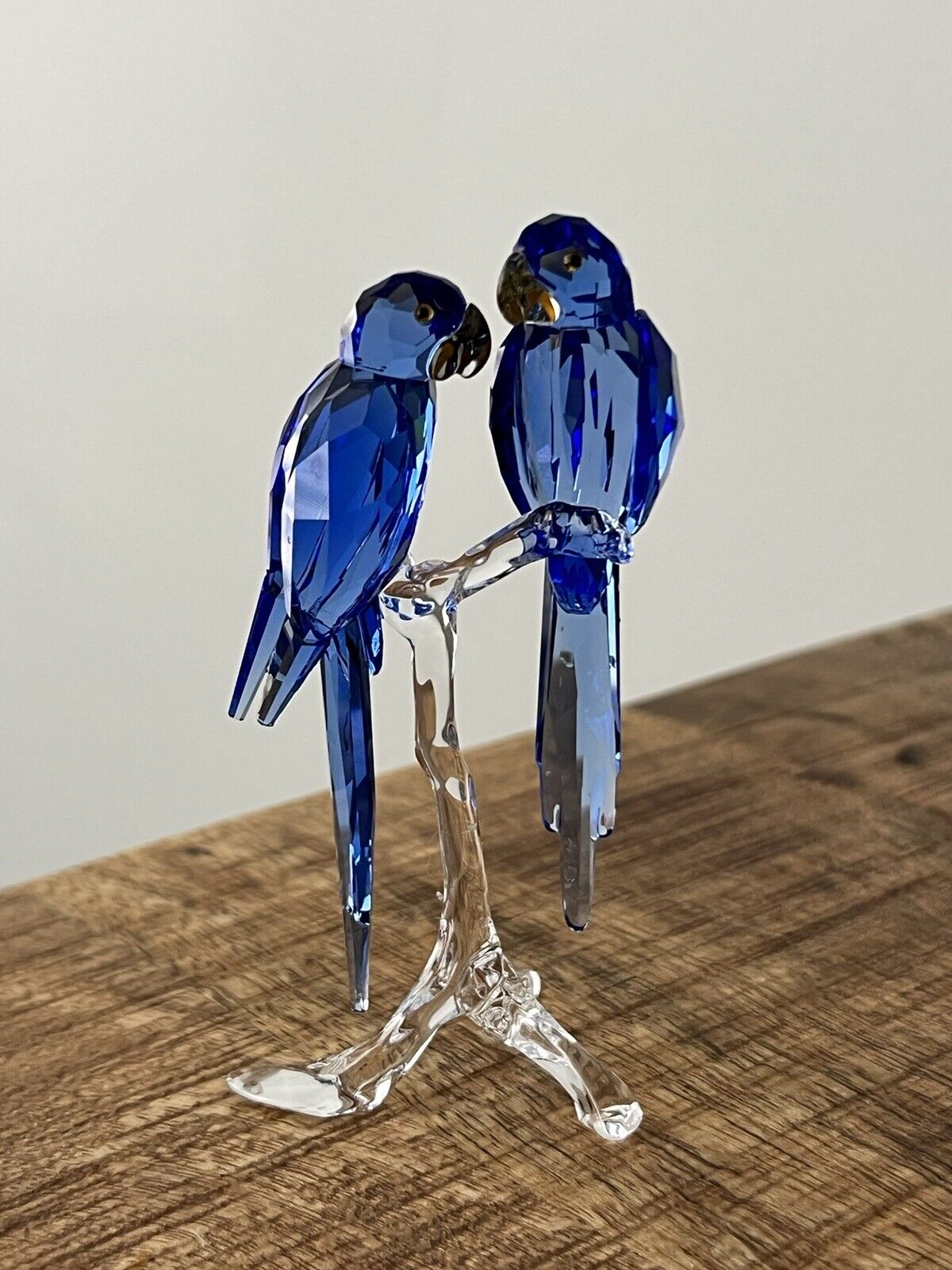 Swarovski SCS 2014 Hyacinth Macaws Crystal Figurine 5004730 - Retired