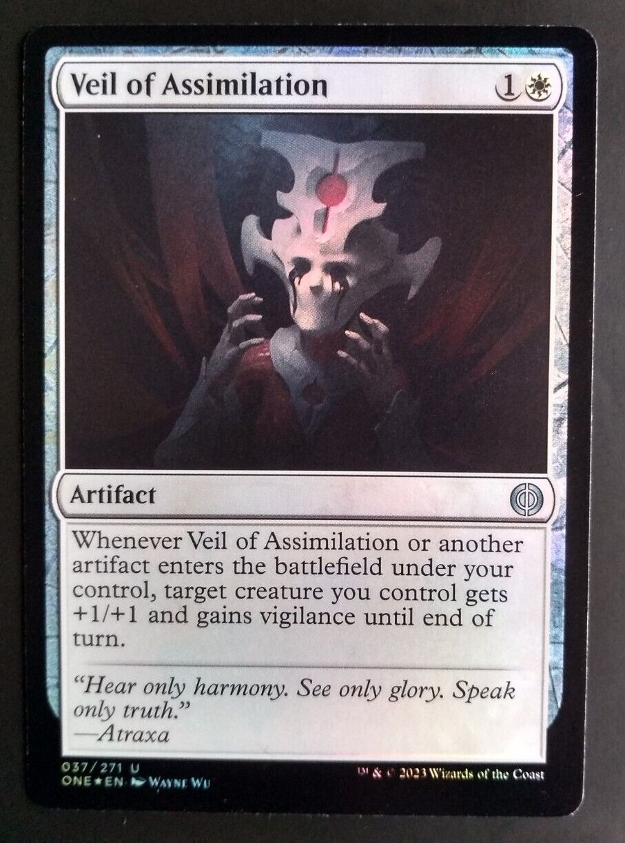 MTG All Will Be One - Veil Of Assimilation - Foil 