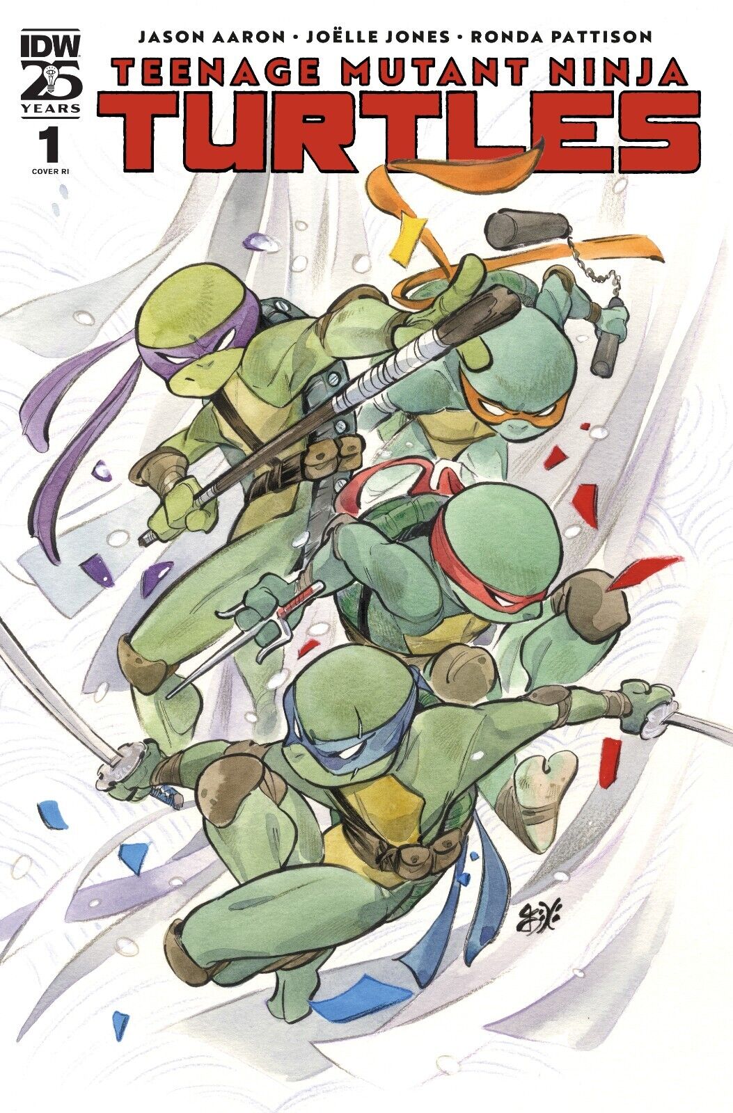 Teenage Mutant Ninja Turtles (2024) #1 IDW Variant RI Momoko 1:100 Presale 7/25