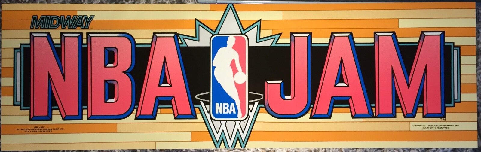NBA Jam Arcade Marquee by Midway 26\