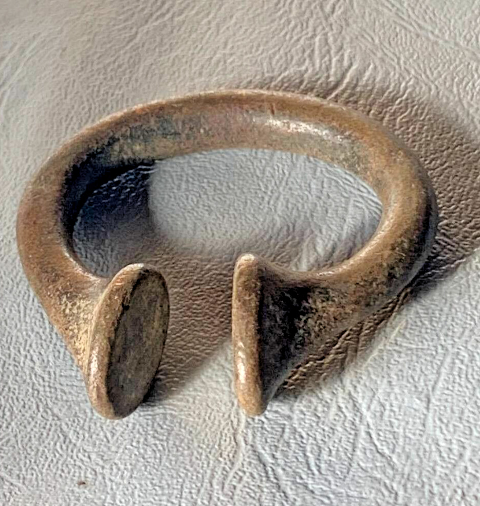 Genuine Antique Ancient Roman Celtic Bronze Bracelet