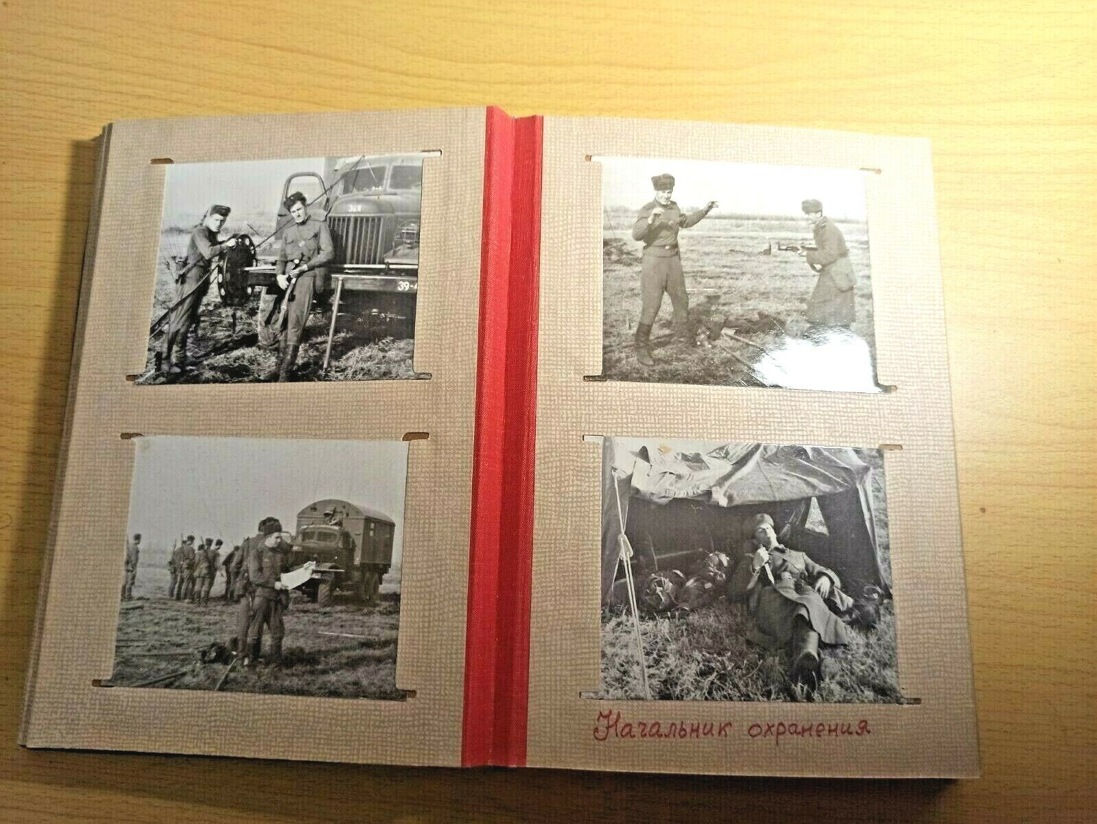 Vintage  Soviet demobilization album. 78 photos. Tashkent 1969