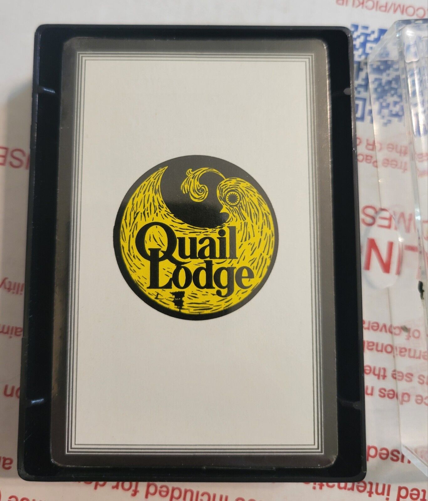 Vintage Sealed Quail Lodge Golf Club Resort California Playing Cards 