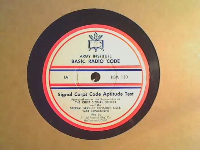 Learn Morse Code: Armed Forces Institute Basic Radio Code (1942) 3 Audio CD s