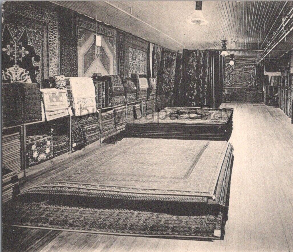 1907 John A Roberts & Company Carpet Rug Trading Center Utica New York Postcard