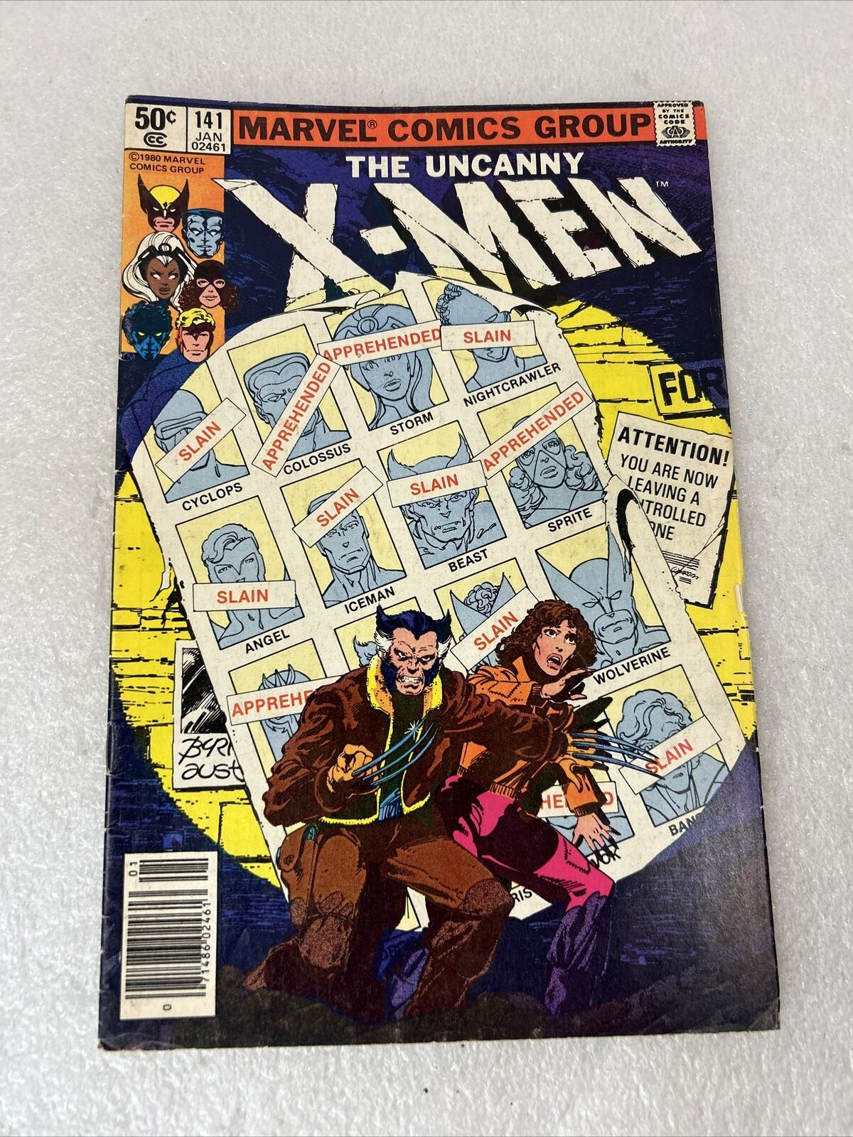 The Uncanny X-Men #141 Marvel First appearance of Rachel Newsstand Edition