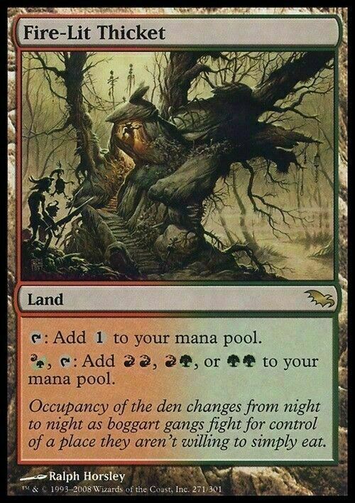 Fire-Lit Thicket ~ Shadowmoor [ Excellent ] [ Magic MTG ]