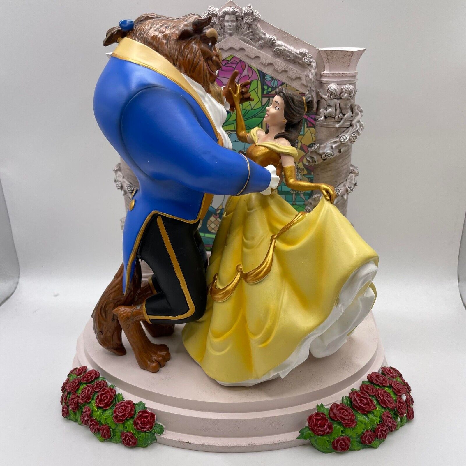 Disney Showcase Beauty and the Beast Light Up Figurine 6010730 Damaged