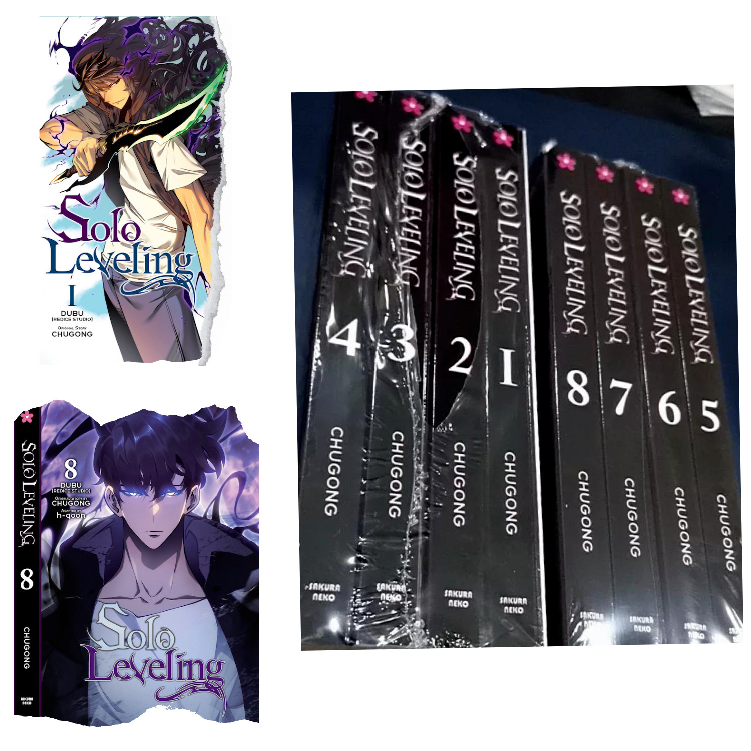 SOLO LEVELING (English Comics) Vol 1-8 Full Set Complete New Manga Anime DHL Exp