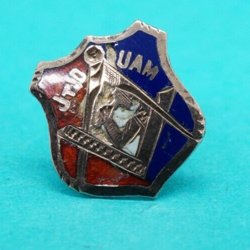 Vintage 1910s - 1920s 14K GOLD Jr. OUAM Masonic Order Of American Mechanics Pin