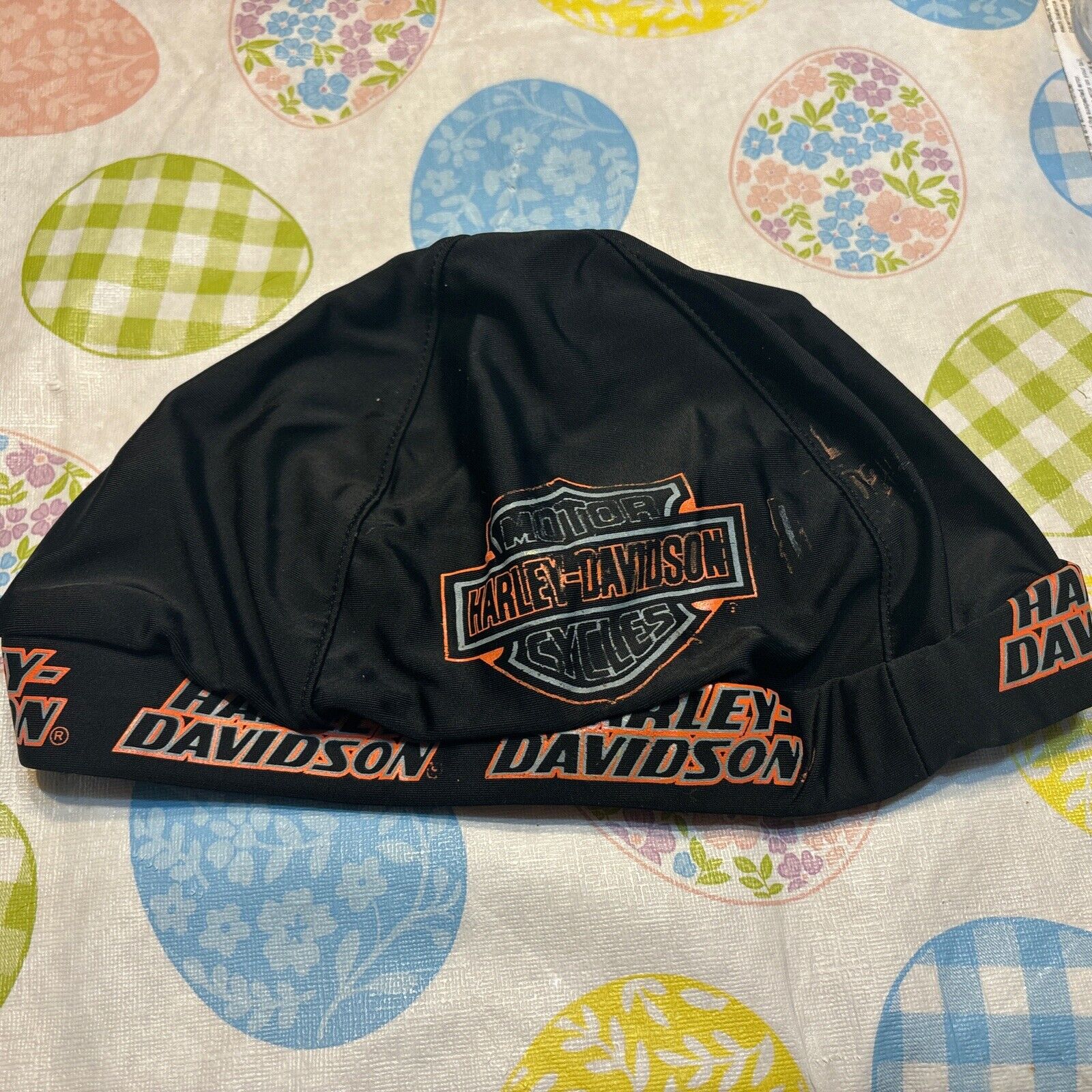 Harley Davidson skull Beanie Cap Hat One Size Fits Most Genuine Oem