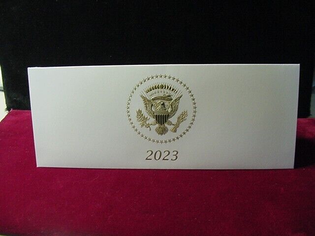 Official White House President Biden Christmas Card 2023+Envelope- 