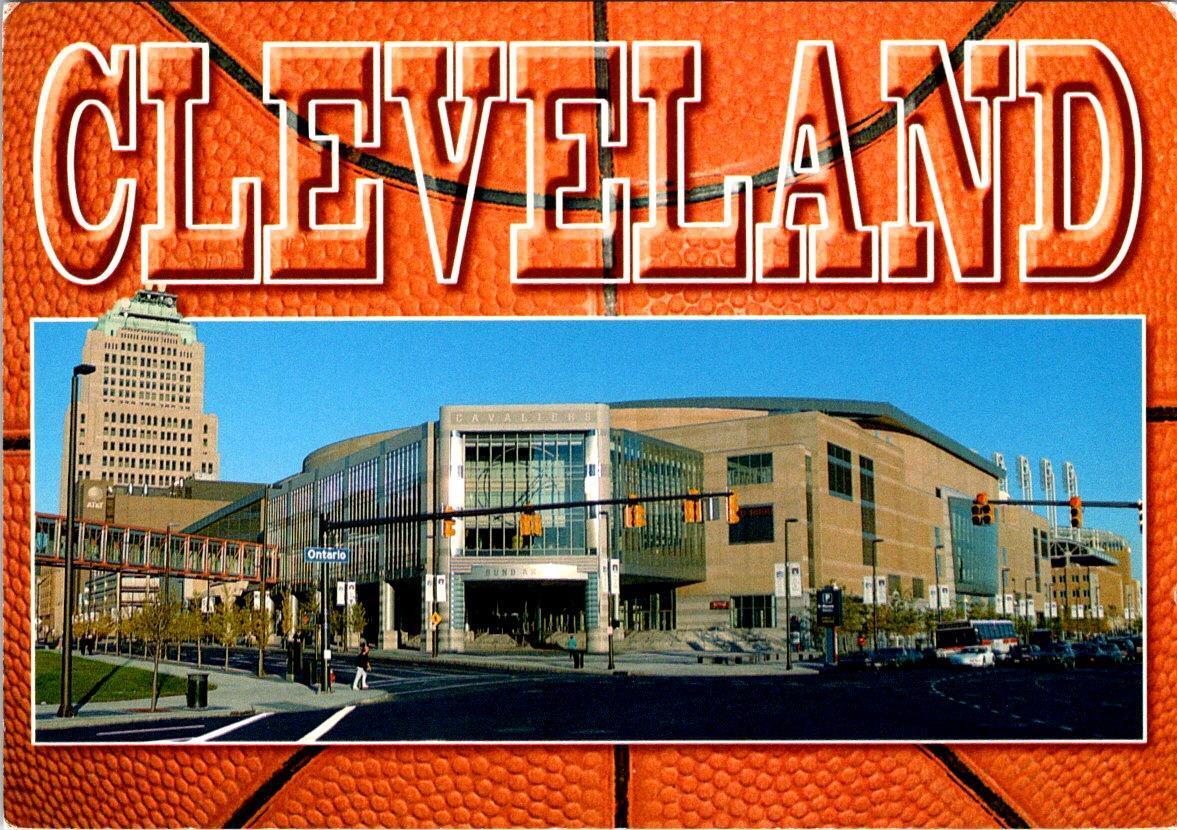 Cleveland OH Ohio  GUND ARENA Cavaliers Basketball~Monsters Hockey  4X6 Postcard