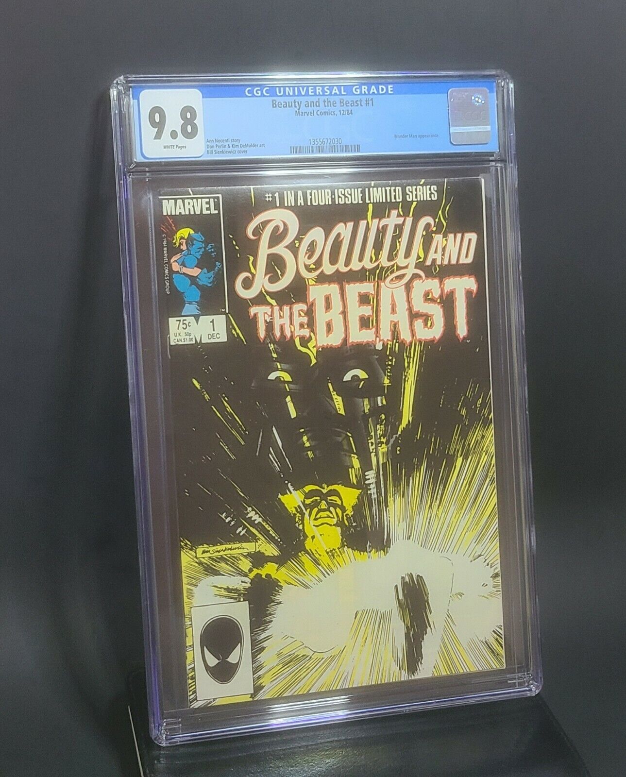 Marvel Beauty And The Beast #1 CGC 9.8 DISNEY X-MEN 1984 MOVIE Limited Edition 
