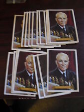Lot of 18 1976 Rainbo Dwight Eisenhower President Cards picture