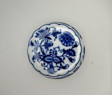 Zwiebelmuster  Blue Onion Jewelry Box. Czech porcelain Blue And White Bowl picture