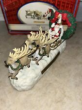 Macy's Thanksgiving Day Parade 75th Anniversary Santa's Sleigh w Music 2001 RARE picture