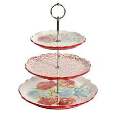 The Pioner Woman Blossom Jubilee 3-Tier Serving Tray picture