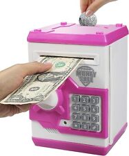 Electronic ATM Piggy Bank Kids Girls Coin Money Saving Box Safe Toy w/ Password picture
