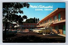 Eugene OR-Oregon, Motel Continental, Advertising, Souvenir Vintage Postcard picture