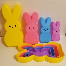 NEW Peeps Easter Nesting Bunny Set of 4 Containers picture