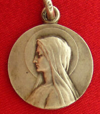 Vintage LOURDES MARY BERNADETTE Medal Apparition French Signed LAVRILLIER Medal picture