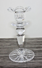 Gus Khrustalny Etched Russian 24% Lead Crystal Candle Holder 7.5” picture