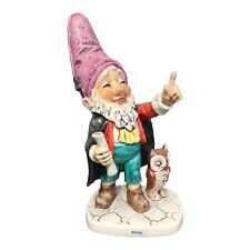Goebel Gnome Figurine Hummel Co Boy Dwarf Germany 512 Brum Lawyer Owl Well VTG picture