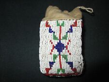 SIOUX FULL BEADED 1890S BAG picture