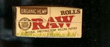 2X RAW 5 METER ROLLS ORGANIC HEMP Natural Unrefined Cigarette Rolling Papers picture