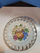 Decorative Reticulated Wall Plate Fruit Theme 8