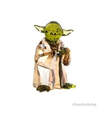 Swarovski (5393456) Star Wars Master Yoda Colored Crystal Collectible Figurine picture
