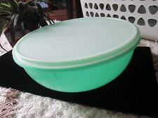 TUPPERWARE  274-9 Vintage Jadeite Green Fix n Mix Large Salad Bowl & Lid 12x5