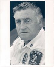 1992 District Chief James McCabe Boston Fire Department Gelzo Vintage Photo picture