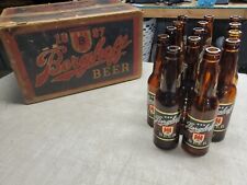 VTG 1950s Berghoff Beer Wax Cardboard Box Case W/ 16 Bottles Ft Wayne Indiana  picture