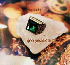 10 ENCHANTMENTS MAGICK ATTRACT WEALTH LOVE MONEY PROFESSIONAL WITCHSPIRIT RING picture
