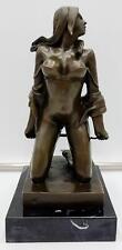 Art Deco Bronze Sculpture of a Nude Lady 