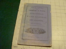 Vintage Original: 1882 Annual Report of Committee on Water WORCHESTER MA 24pgs picture