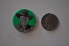 Vintage Cowboy Button Hopalong Cassidy Green 1950’s picture