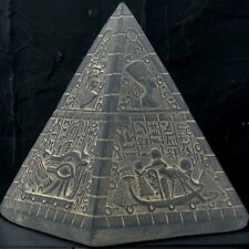 Ancient Egyptian ANTIQUES Statue Exquisite Pyramid Hieroglyphic BC | Rare Find picture