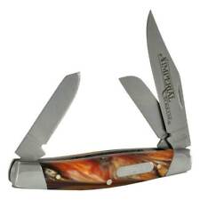 Imperial Schrade IMP15S Stockman Amber Folding Knife picture
