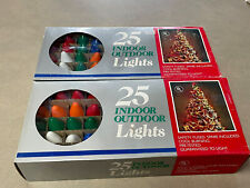 (2) RETRO Christmas Light Sets Pay Less 25 Multi Color C 7.5 Taiwan ROC UNUSED picture