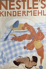 Nestlé Rare 1947 Inge Ritter Gouache Advertising Project Kindermehl picture