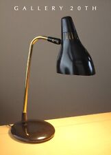 Gerald Thurston MID CENTURY MODERN LIGHTOLIER Desk Lamp VTG 1950S Black Minty picture