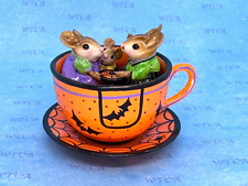 Wee Forest Folk TEACUP of TERROR, M-665x, Mouse Expo 2023 LTD, Halloween Orange picture