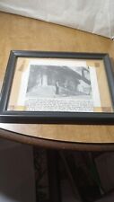 Masonic DeMolay History Of DeMolay Death Site Photo In Frame Vintage Rare picture
