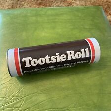 Vintage Tootsie Roll Re-usable Bank 9 Inches Tall Chicago  picture