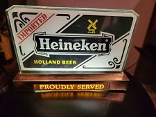 Vintage HEINEKEN Proudly Served Lighted Sign picture