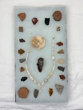 Ancient Anasazi Pottery Shell Pendant and Arrowheads from Northern Arizona picture